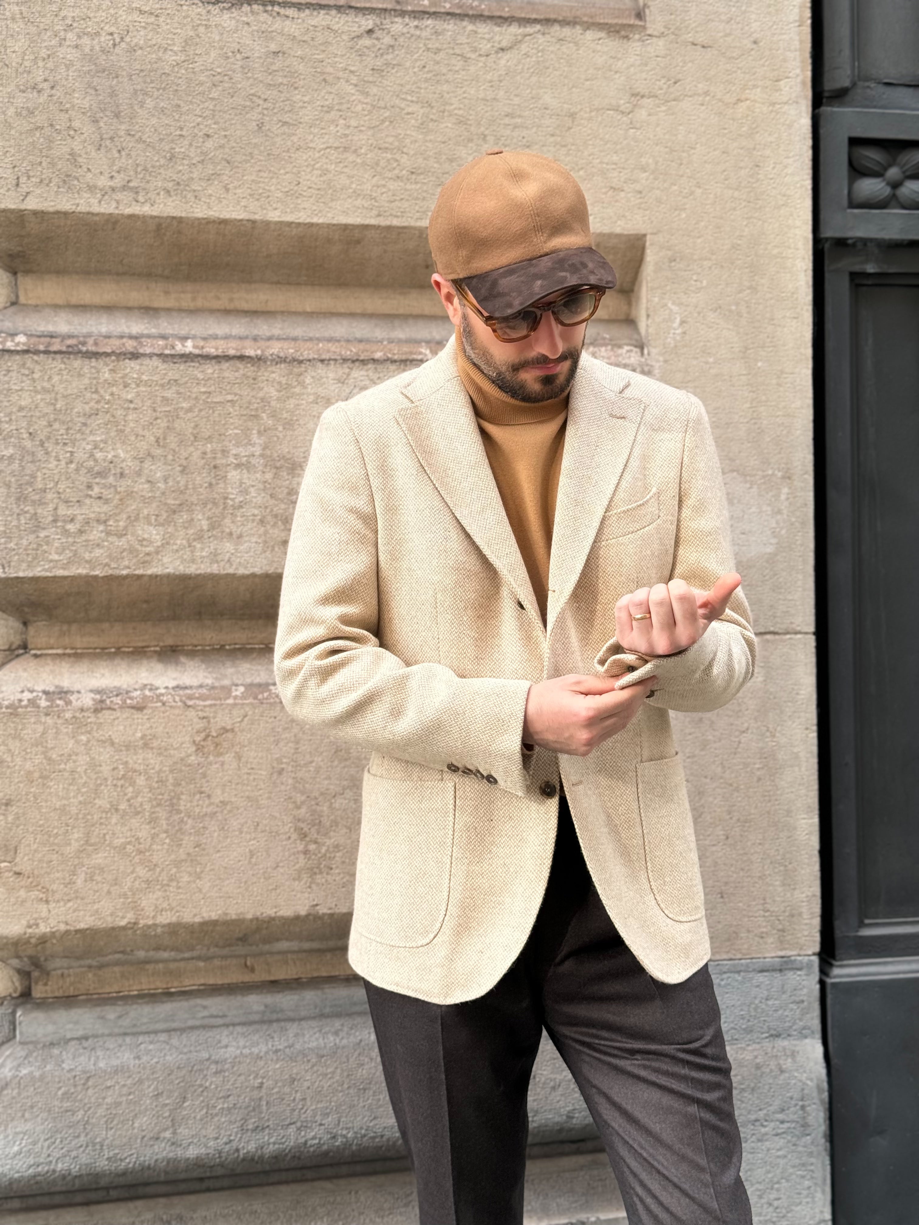 BLAZER TWEED - BEIGE