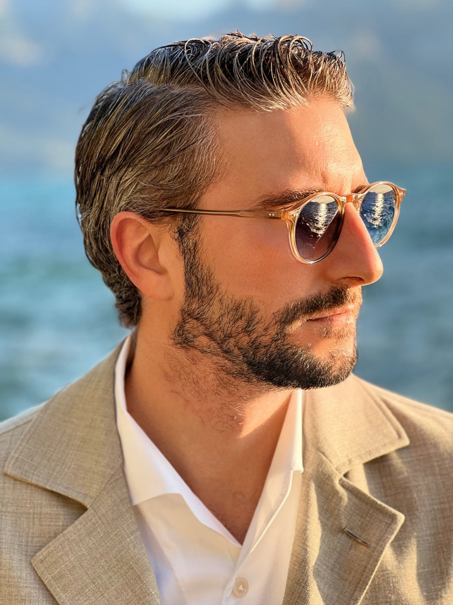 SUNGLASSES CLASSIC MOLE SCALE / BLUE