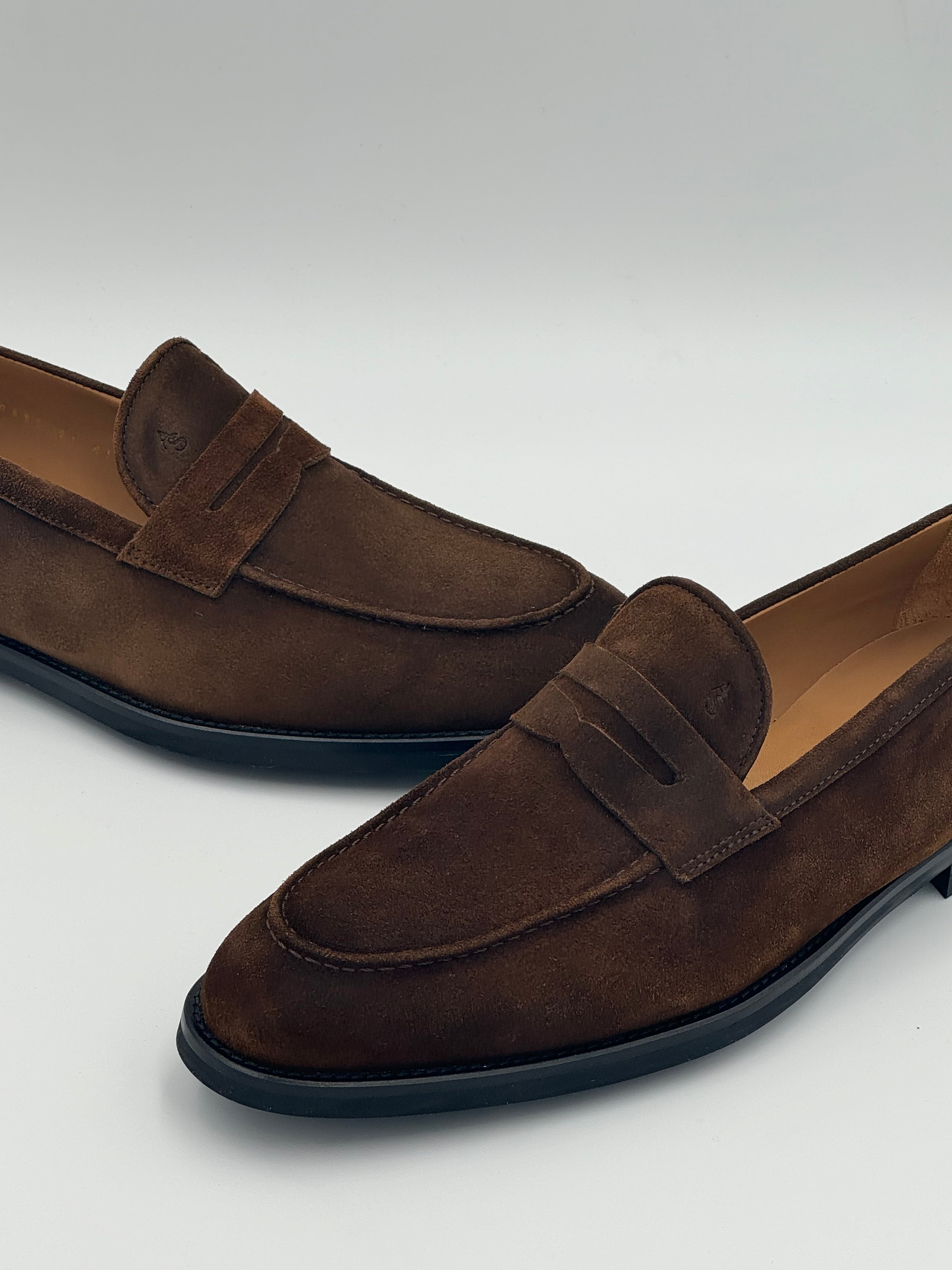 Loafers - Brown Suede