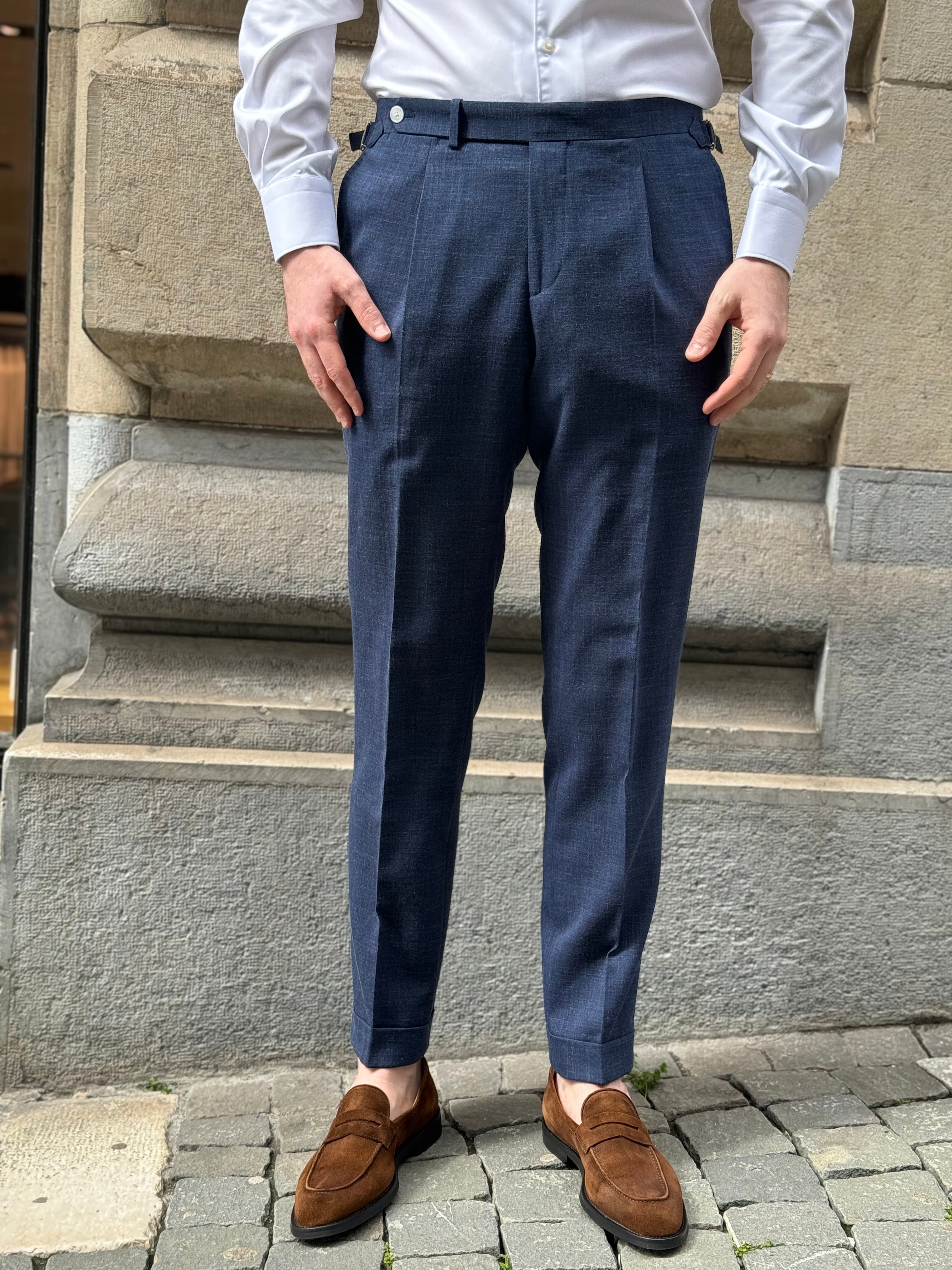 Elegant Trousers - Navy