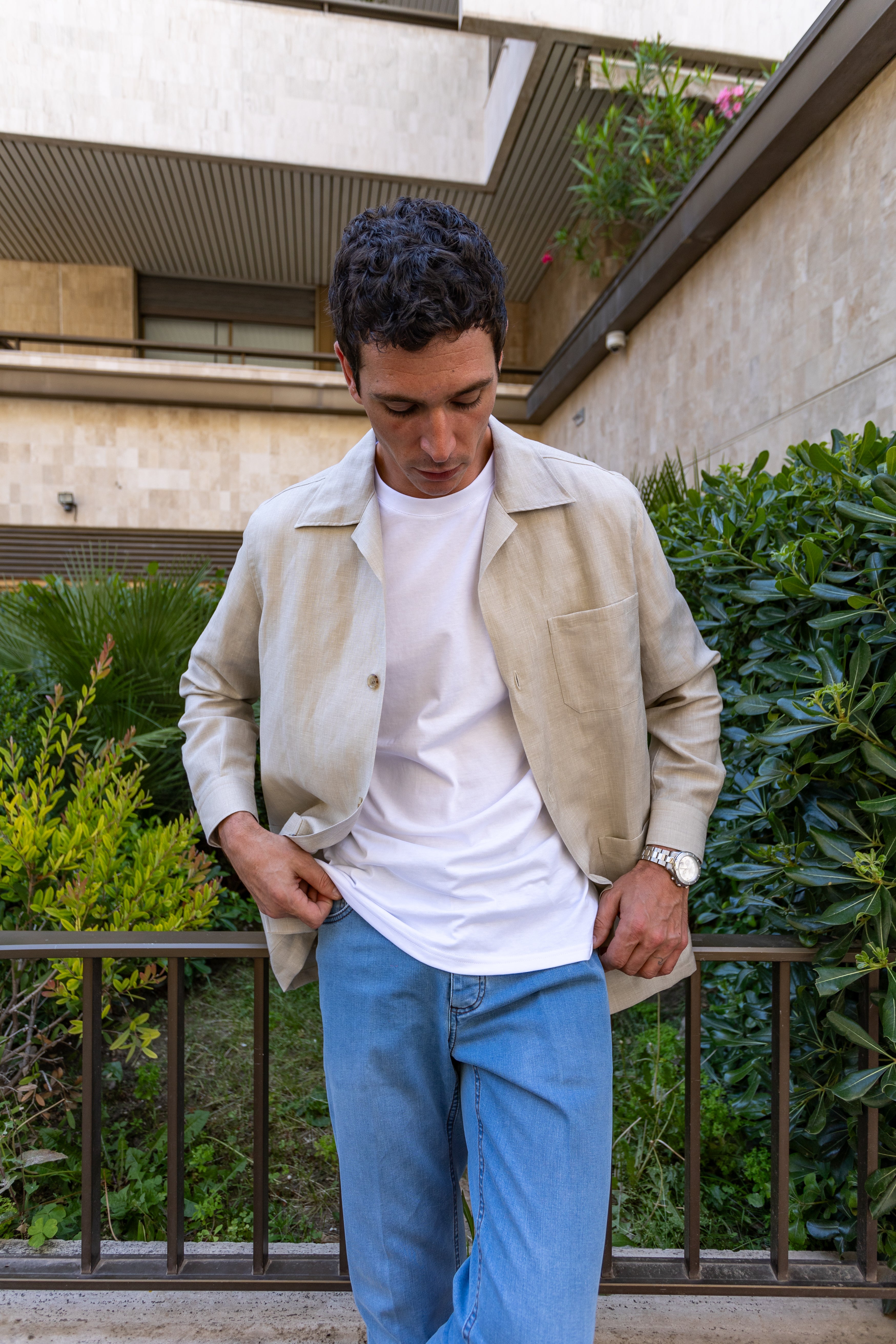 Linen Jacket - SAND