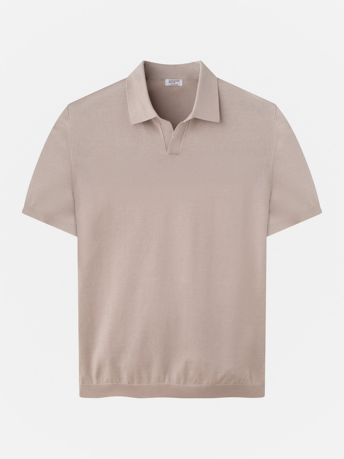 Buttonless Polo - Stone