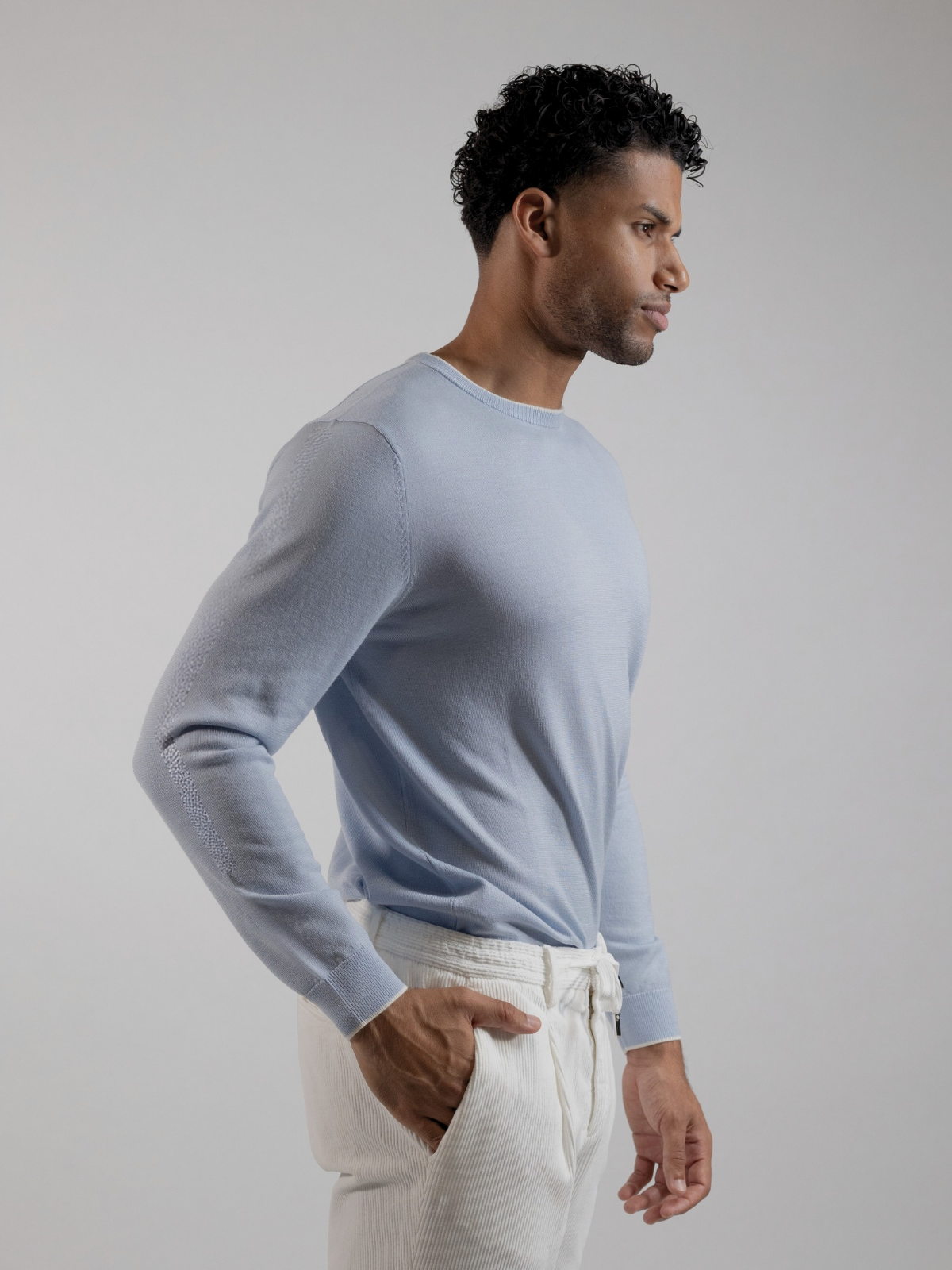 Azurine knitted crewneck