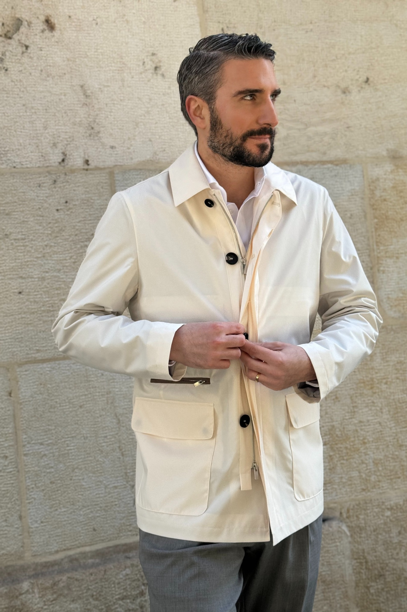 Raincoat - Ivory