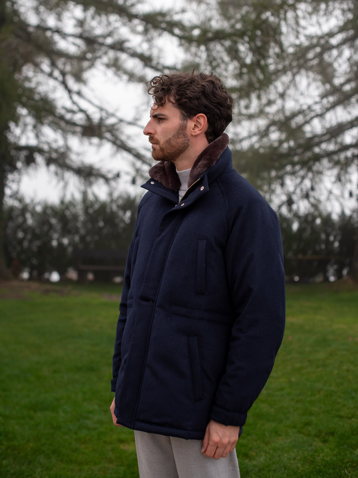 Alpine Coat - Navy