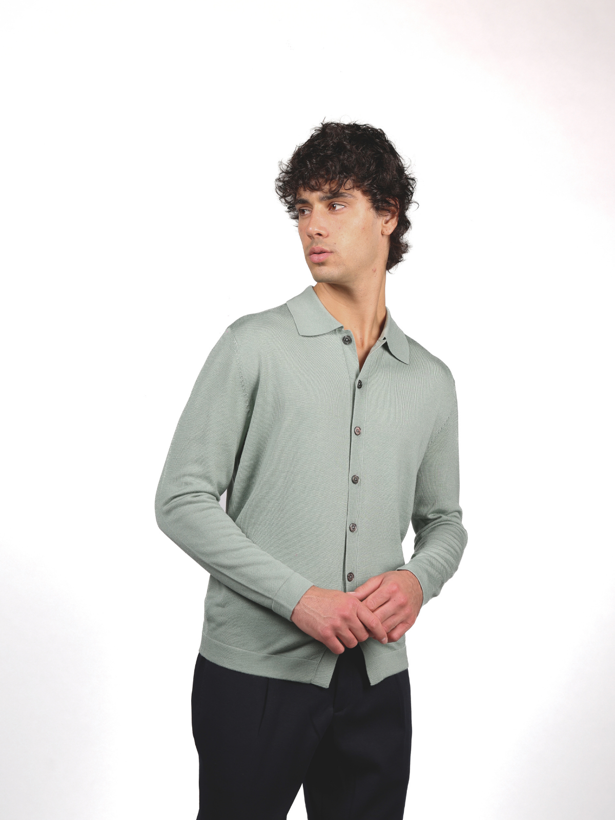 Sage Green knitted cardigan