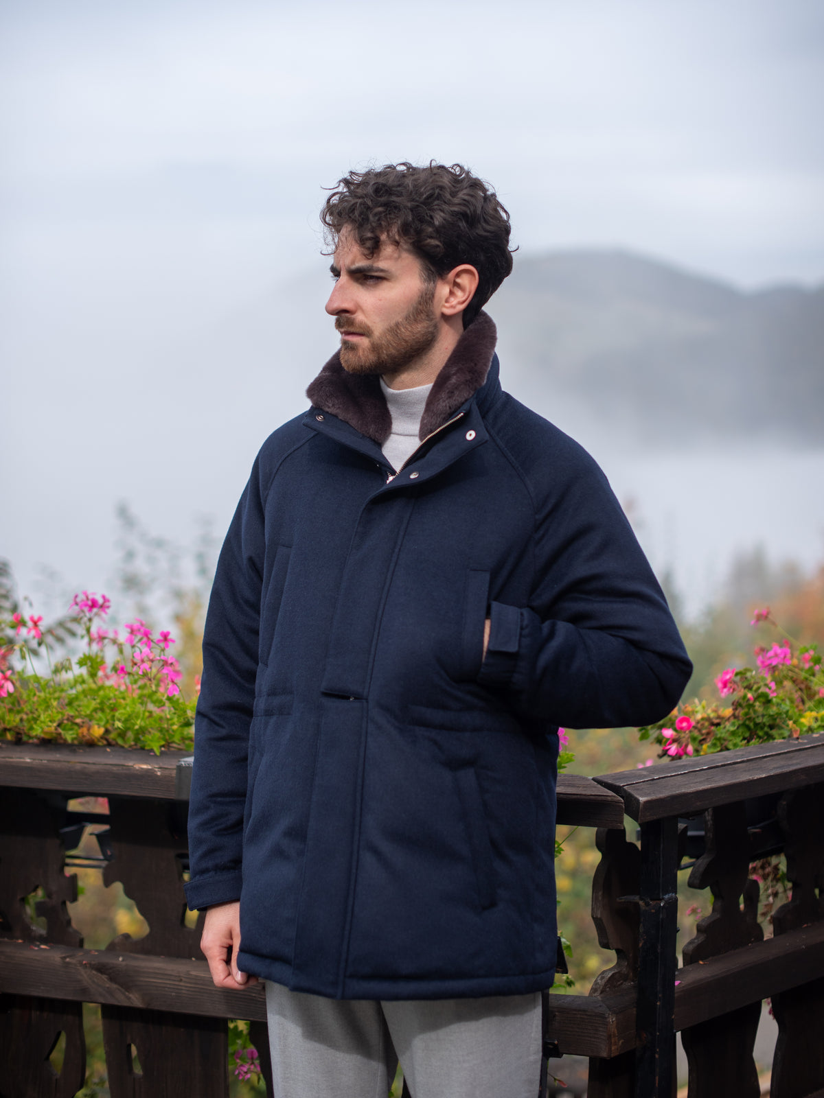 Alpine Coat - Navy