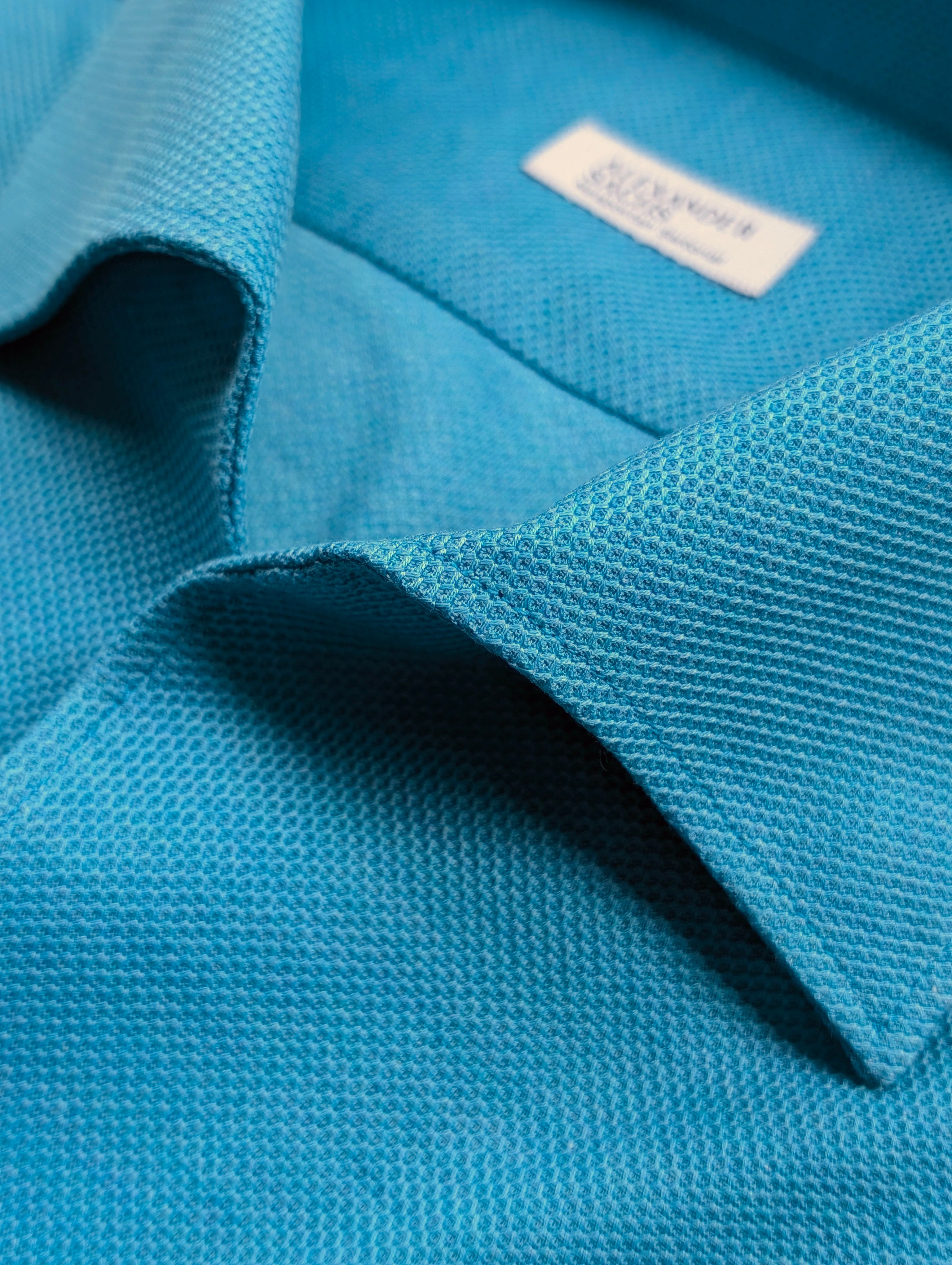 Cairo Piqué Shirt - Lagoon