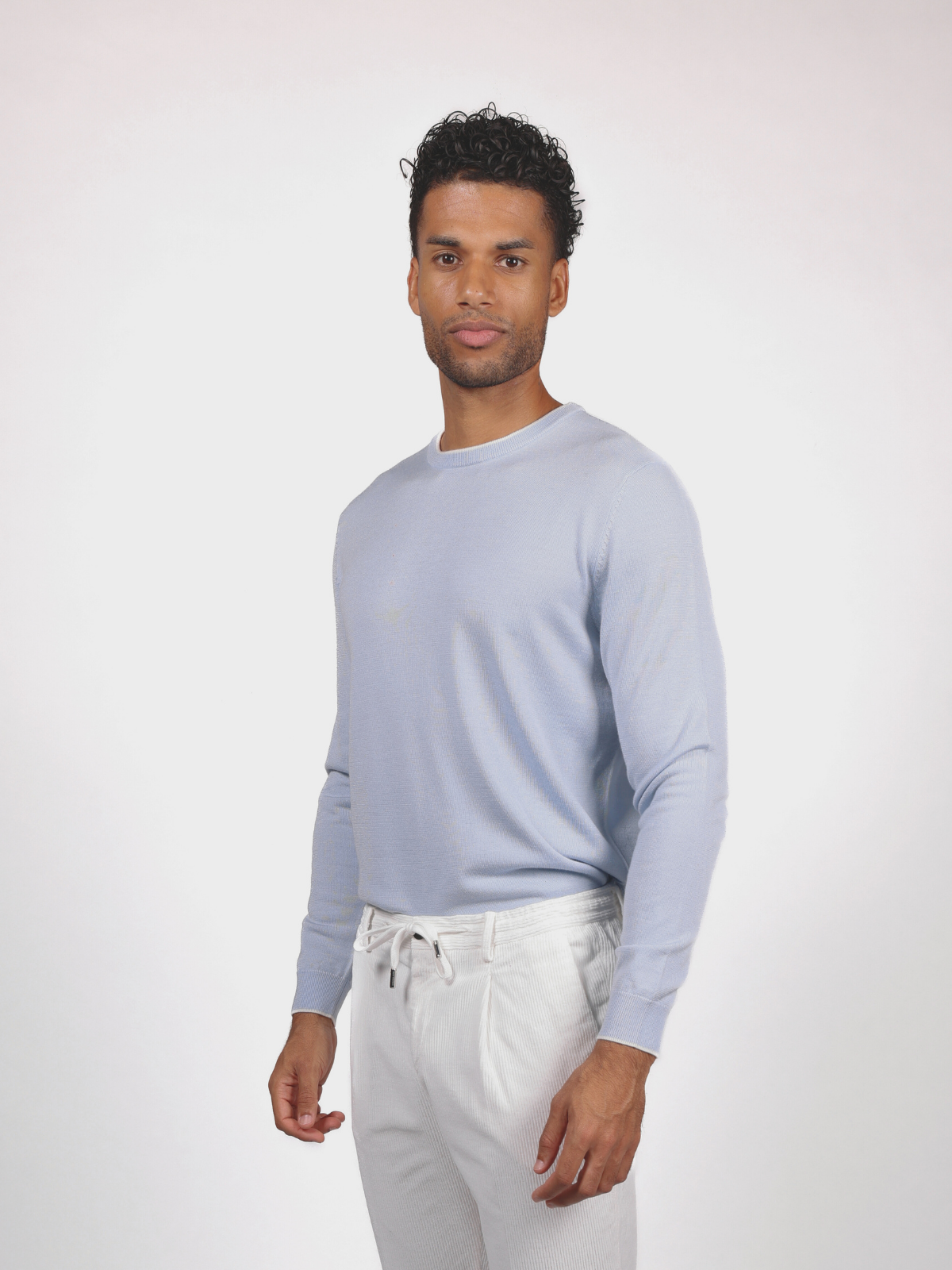 Azurine knitted crewneck