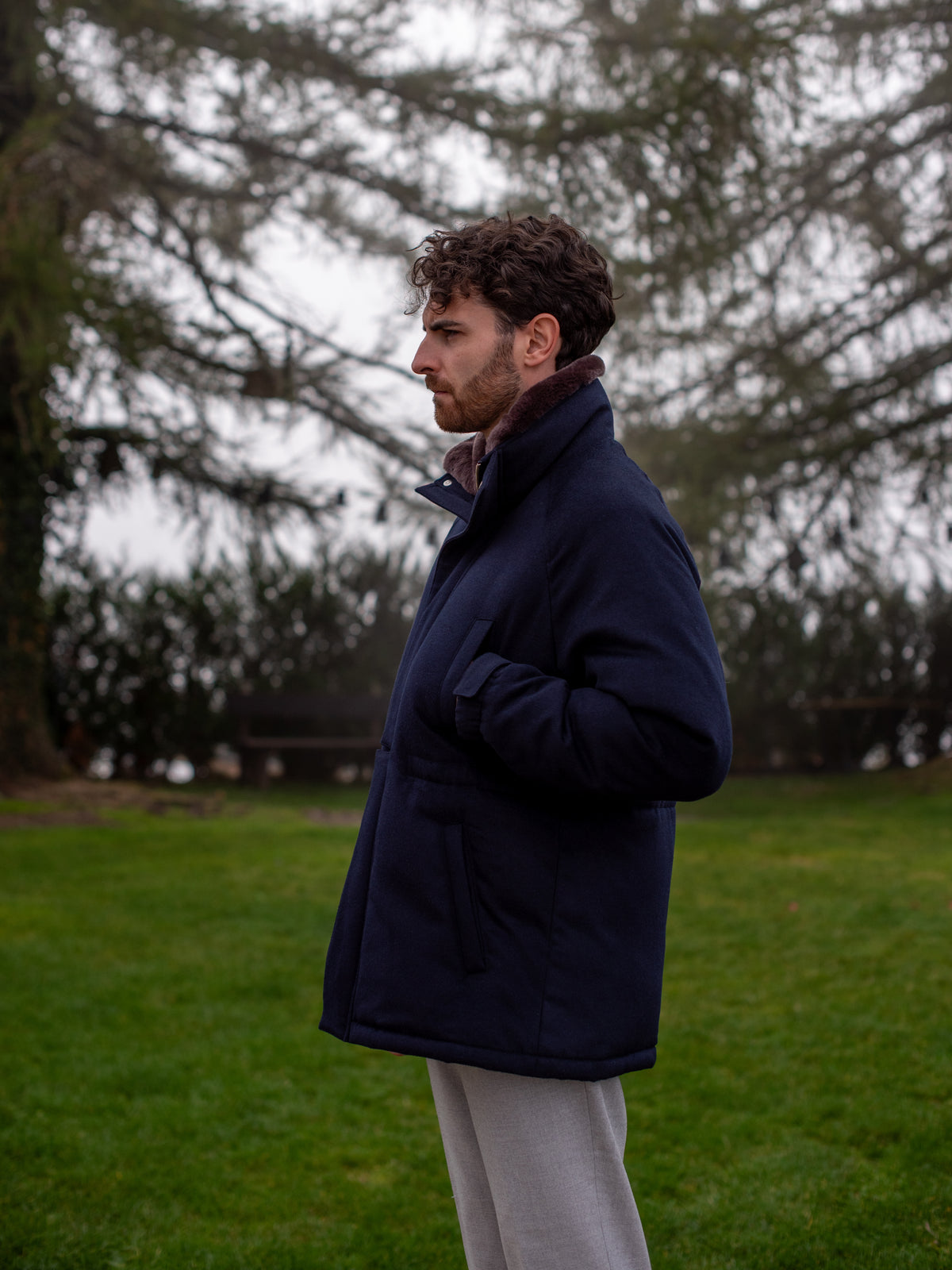 Alpine Coat - Navy
