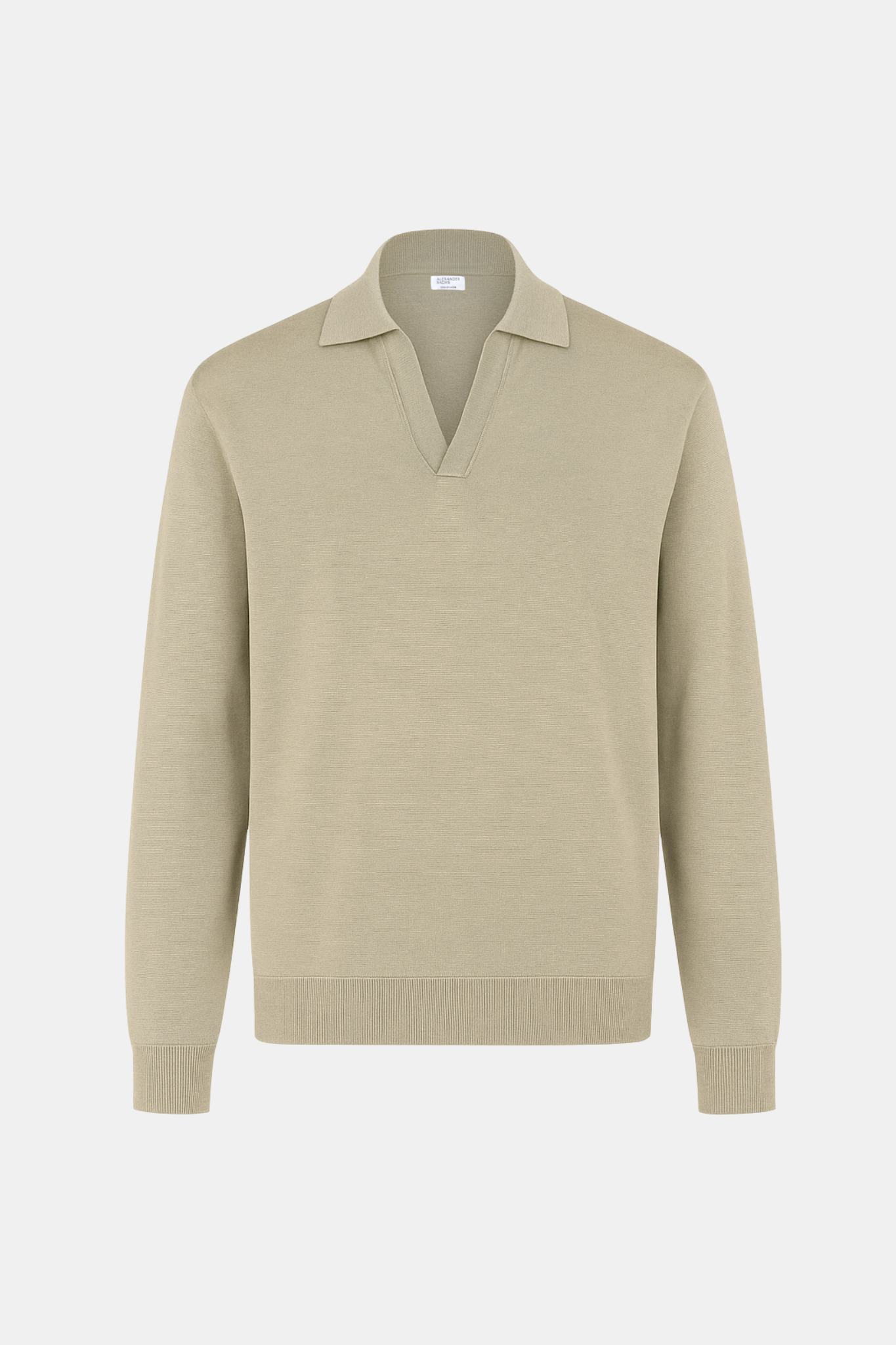 Sandshell longsleeves knitted polo
