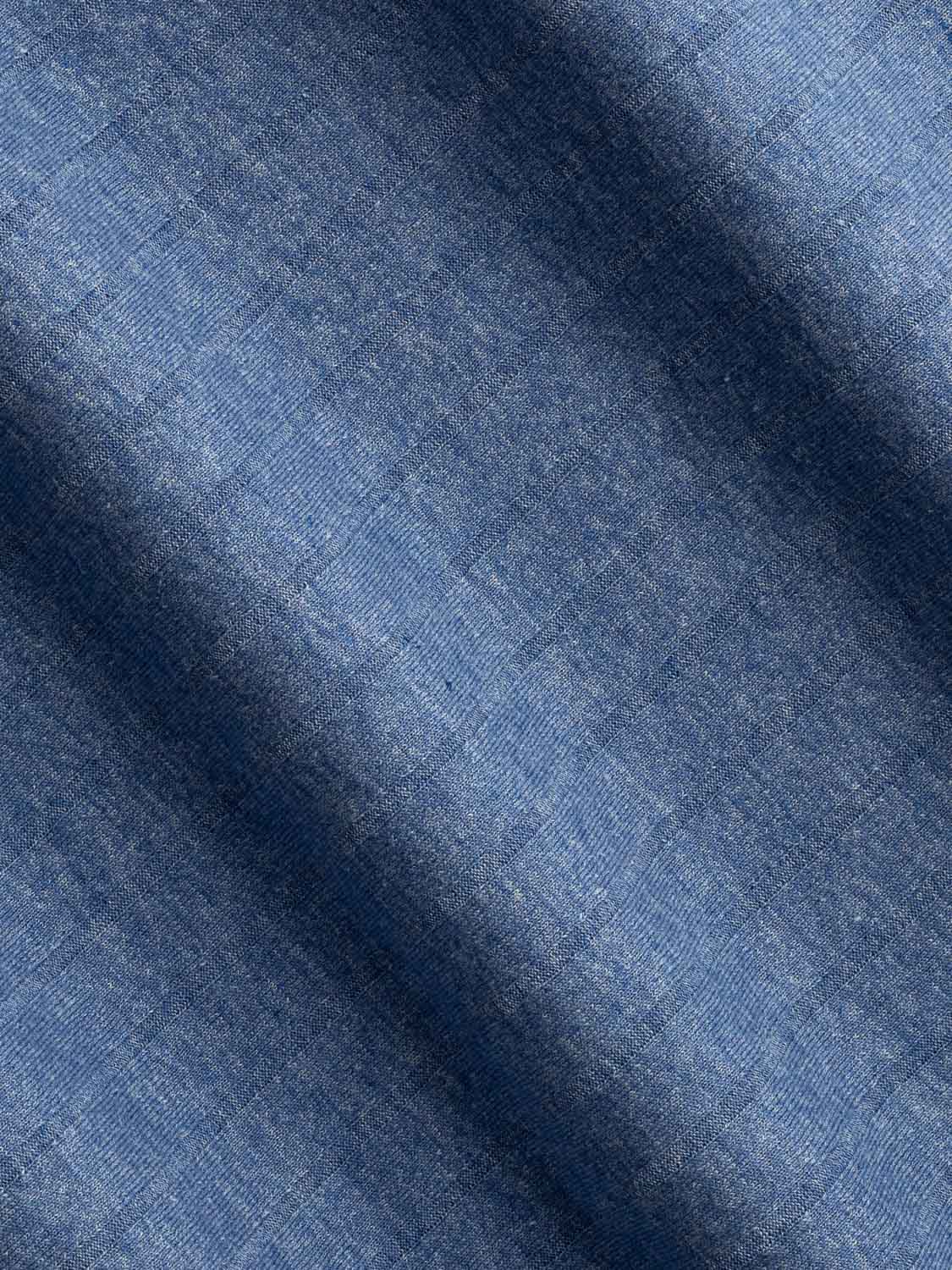 Ribbed Polo - Blue