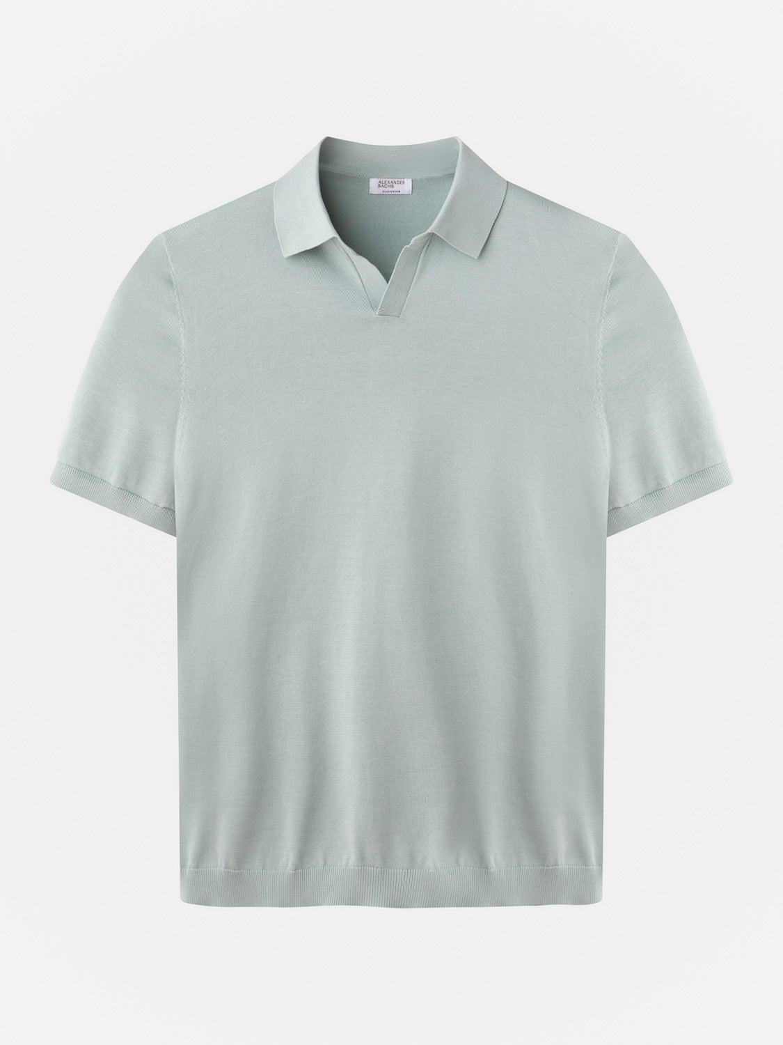 Buttonless Polo - Aquamarine