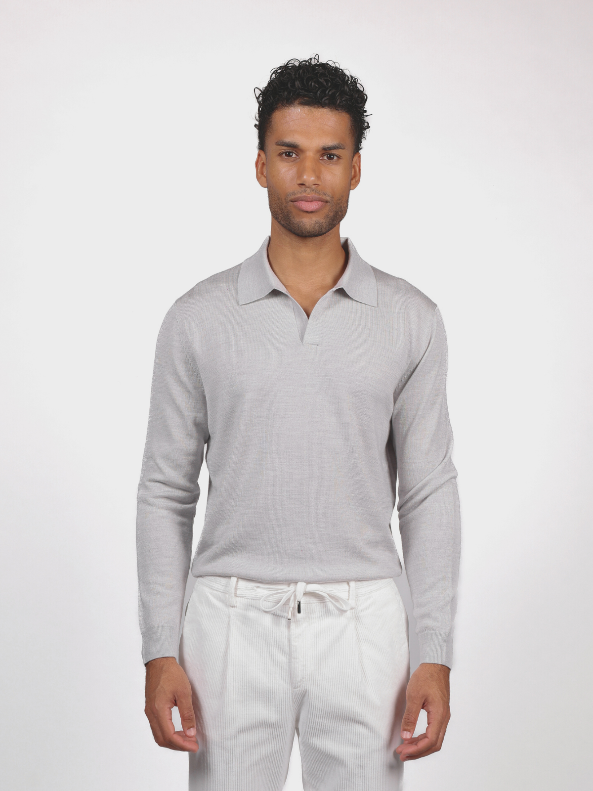 Flint longsleeves knitted polo
