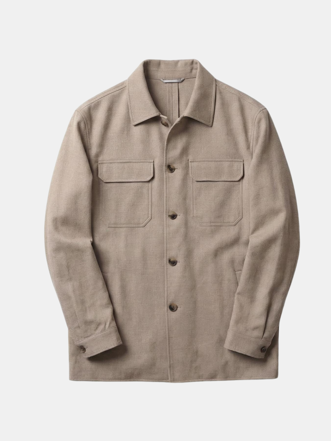 Overshirt Flanella Stretch - Sand