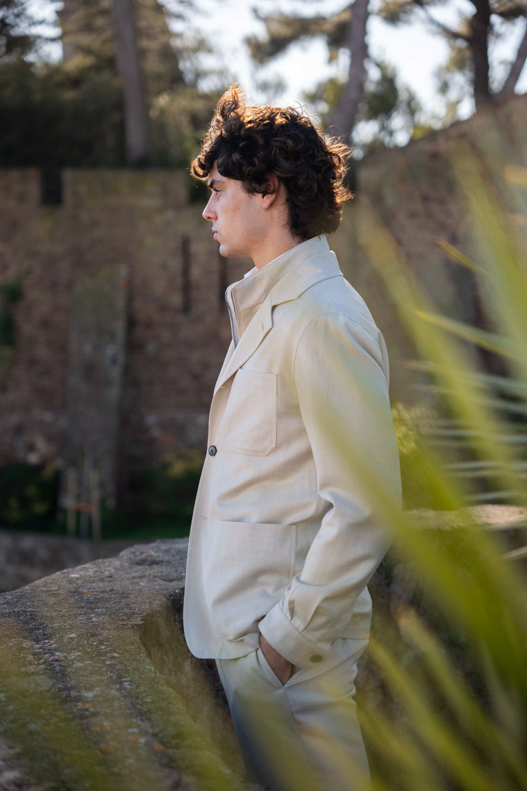 Jersey Overshirt - Beige