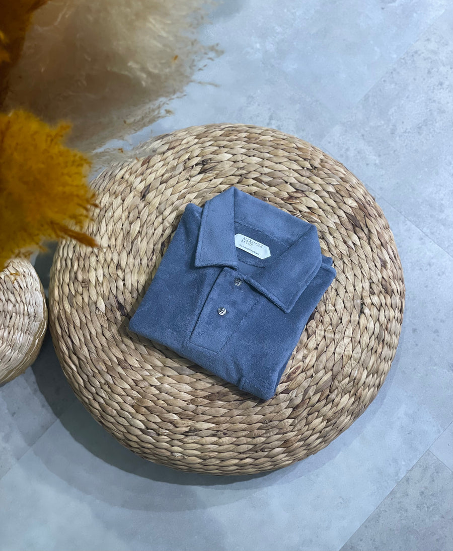 POLO TOWEL STEEL BLUE