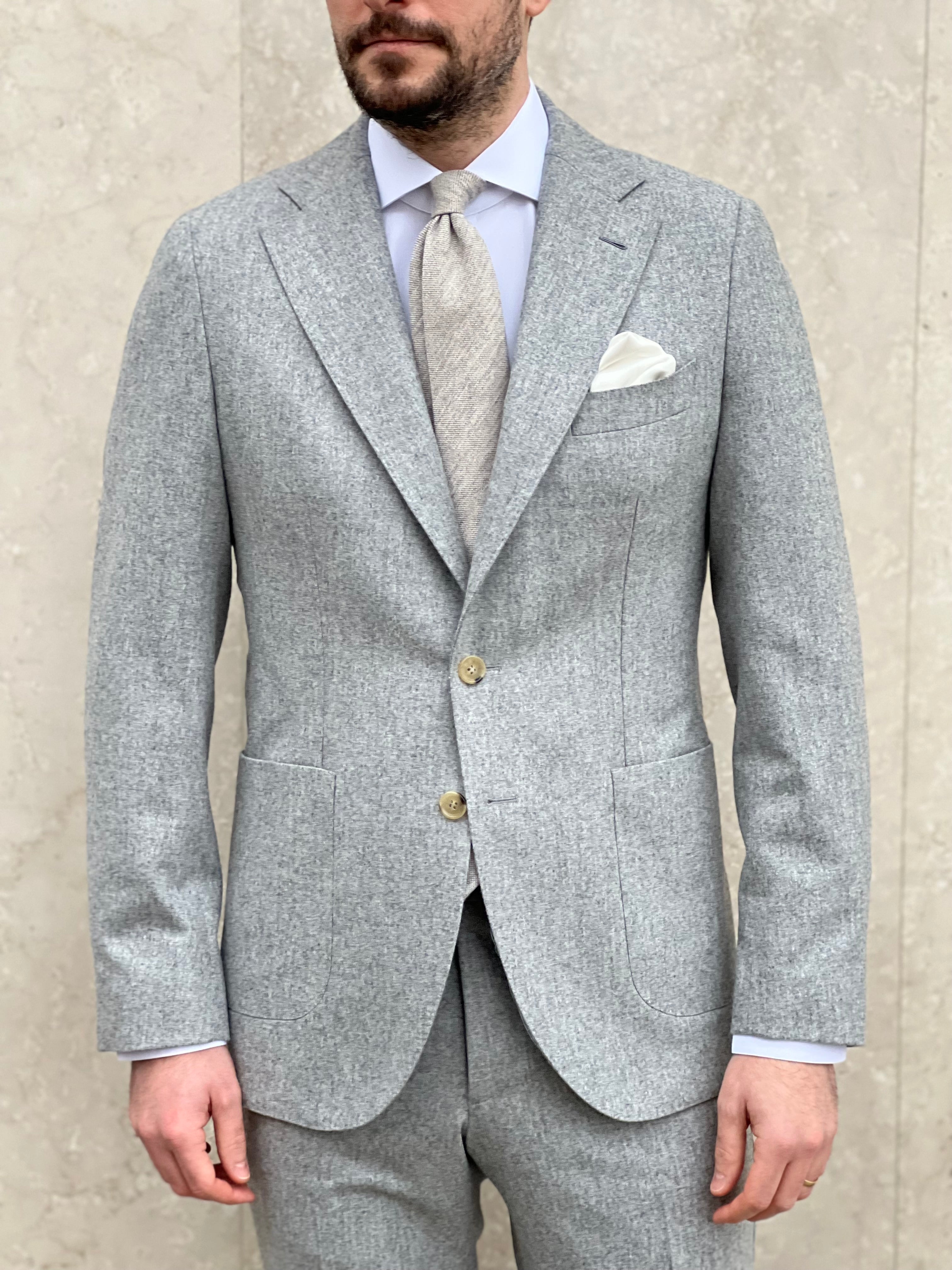 SUIT FLANNEL - LIGHT GREY