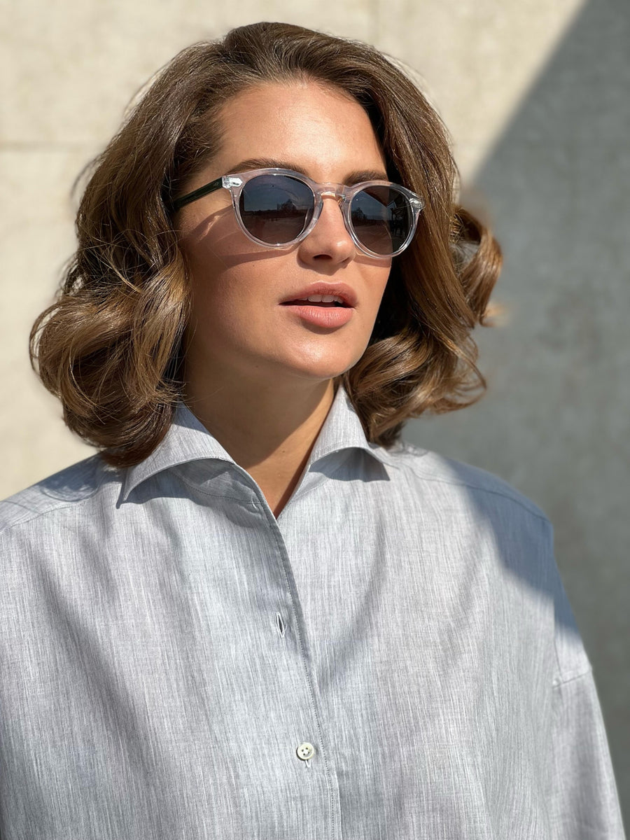 SUNGLASSES ICONIC WHITE / GREEN